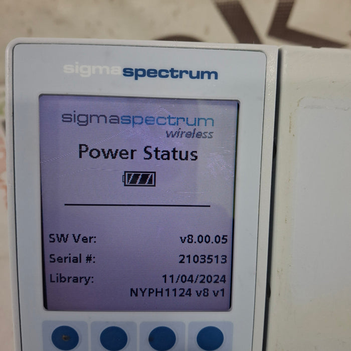 Baxter Baxter Sigma Spectrum 8.00.05 w/o Battery Infusion Pump Infusion Pump reLink Medical