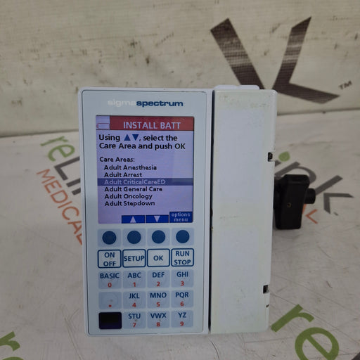 Baxter Baxter Sigma Spectrum 8.01.01 w/o Battery Infusion Pump Infusion Pump reLink Medical