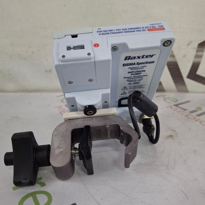 Baxter Baxter Sigma Spectrum 8.01.01 w/o Battery Infusion Pump Infusion Pump reLink Medical