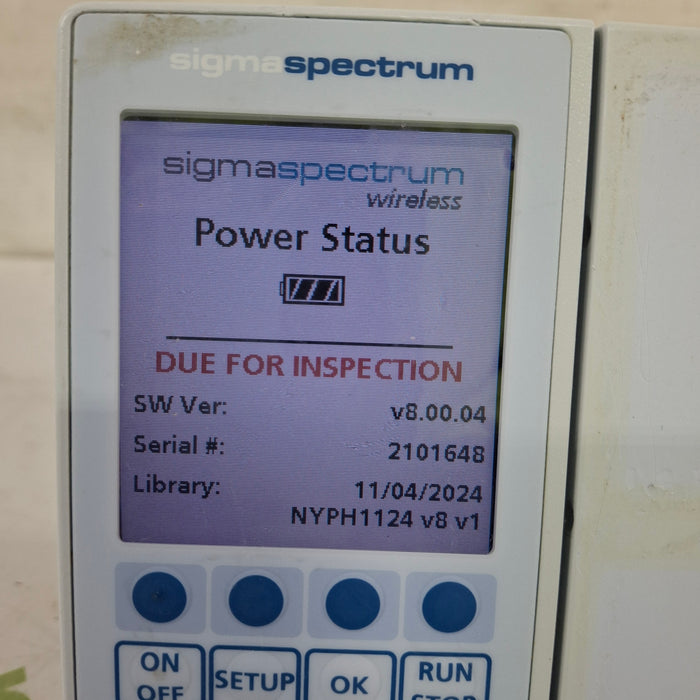 Baxter Baxter Sigma Spectrum 8.00.04 w/o Battery Infusion Pump Infusion Pump reLink Medical