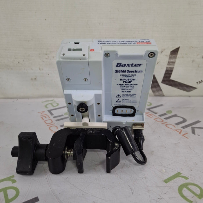 Baxter Baxter Sigma Spectrum 8.00.04 w/o Battery Infusion Pump Infusion Pump reLink Medical