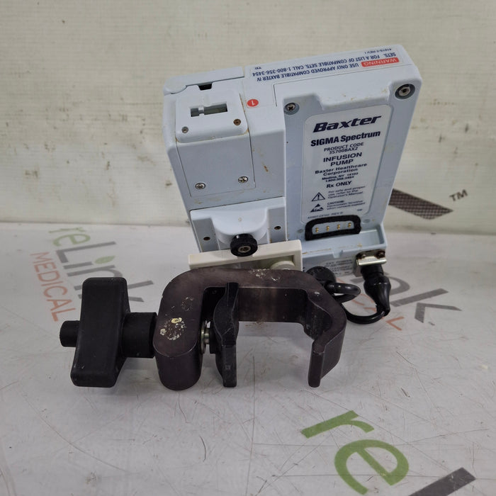 Baxter Baxter Sigma Spectrum 8.00.05 w/o Battery Infusion Pump Infusion Pump reLink Medical