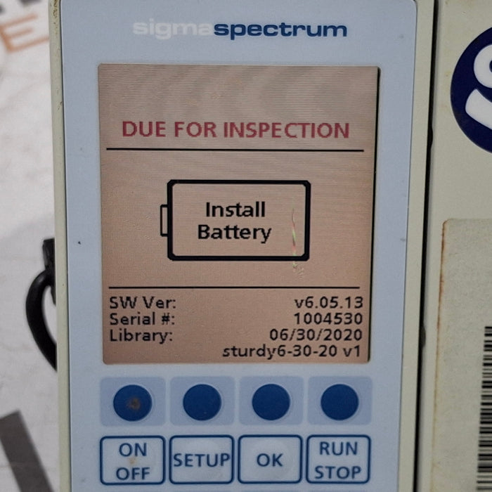 Baxter Baxter Sigma Spectrum 6.05.13 without Battery Infusion Pump Infusion Pump reLink Medical