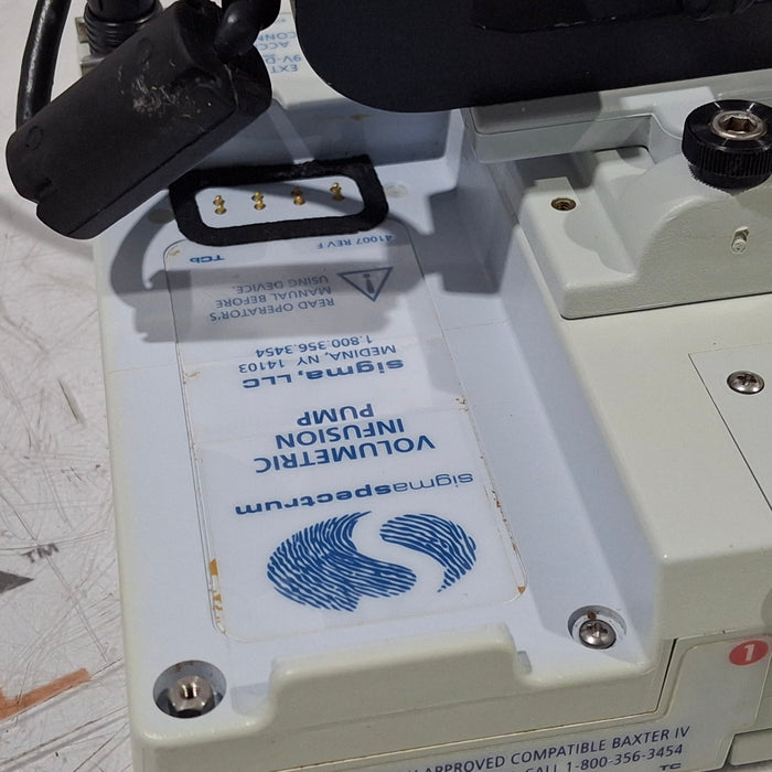 Baxter Baxter Sigma Spectrum 6.05.13 without Battery Infusion Pump Infusion Pump reLink Medical
