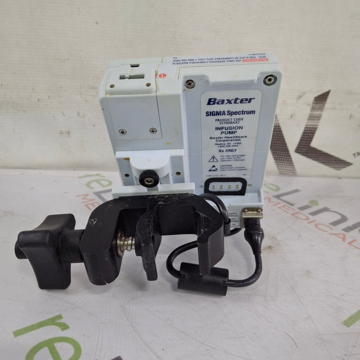 Baxter Baxter Sigma Spectrum 8.00.03 w/o Battery Infusion Pump Infusion Pump reLink Medical