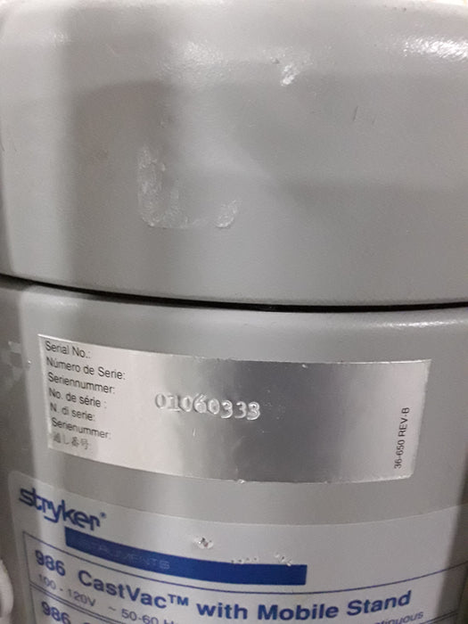 Stryker Stryker Castvac 986 Cast Removal Vacuum Surgical Equipment reLink Medical