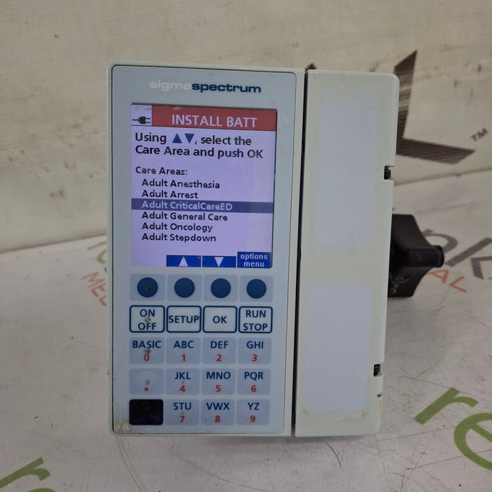 Baxter Baxter Sigma Spectrum 8.00.03 w/o Battery Infusion Pump Infusion Pump reLink Medical
