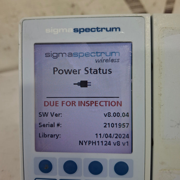 Baxter Baxter Sigma Spectrum 8.00.04 w/o Battery Infusion Pump Infusion Pump reLink Medical
