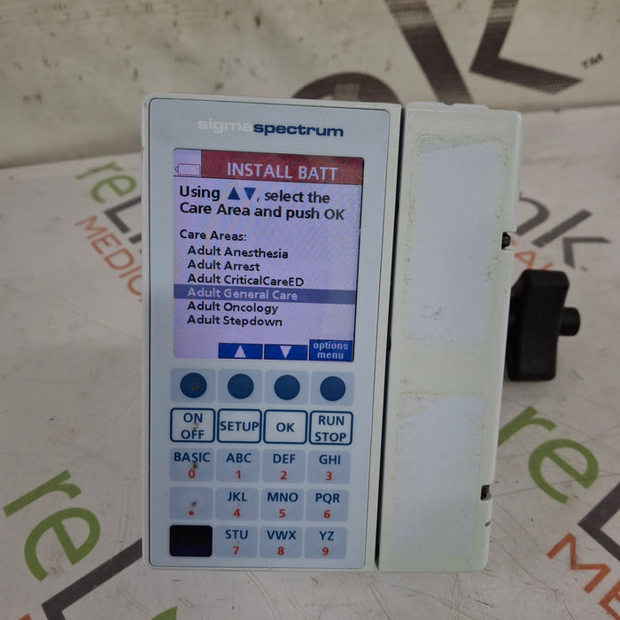 Baxter Baxter Sigma Spectrum 8.00.04 w/o Battery Infusion Pump Infusion Pump reLink Medical