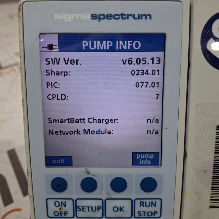Baxter Baxter Sigma Spectrum 6.05.13 without Battery Infusion Pump Infusion Pump reLink Medical