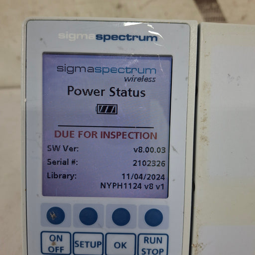 Baxter Baxter Sigma Spectrum 8.00.03 w/o Battery Infusion Pump Infusion Pump reLink Medical