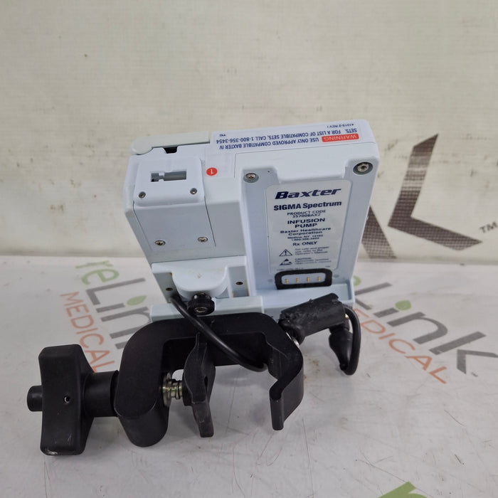 Baxter Baxter Sigma Spectrum 8.01.00 w/o Battery Infusion Pump Infusion Pump reLink Medical