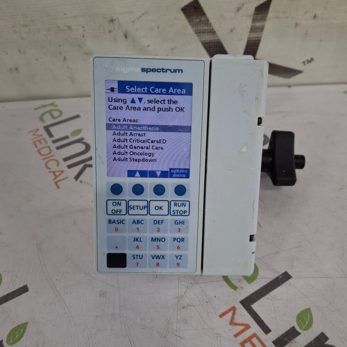 Baxter Baxter Sigma Spectrum 8.00.04 w/o Battery Infusion Pump Infusion Pump reLink Medical