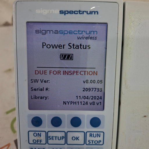 Baxter Baxter Sigma Spectrum 8.00.05 w/o Battery Infusion Pump Infusion Pump reLink Medical