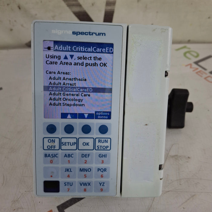 Baxter Baxter Sigma Spectrum 8.00.05 w/o Battery Infusion Pump Infusion Pump reLink Medical