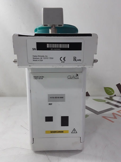 Datex-Ohmeda Datex-Ohmeda Tec 7 Sevoflurane Vaporizer Anesthesia reLink Medical