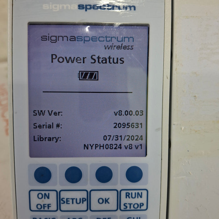 Baxter Baxter Sigma Spectrum 8.00.03 w/o Battery Infusion Pump Infusion Pump reLink Medical