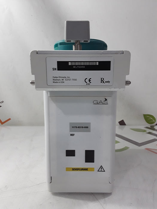 Datex-Ohmeda Datex-Ohmeda Tec 7 Sevoflurane Vaporizer Anesthesia reLink Medical