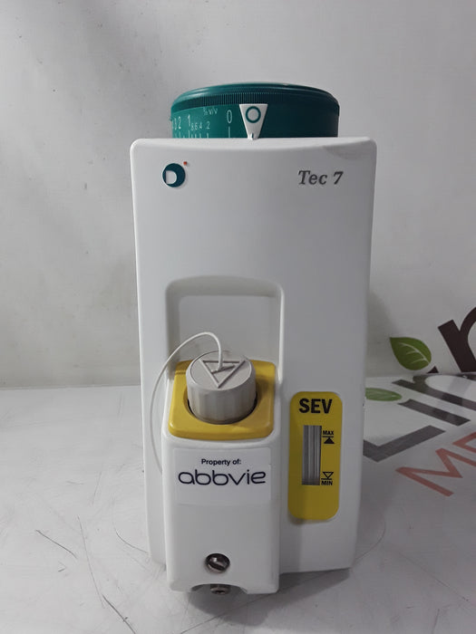 Datex-Ohmeda Datex-Ohmeda Tec 7 Sevoflurane Vaporizer Anesthesia reLink Medical