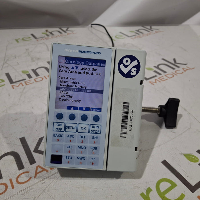 Baxter Baxter Sigma Spectrum 6.05.13 without Battery Infusion Pump Infusion Pump reLink Medical