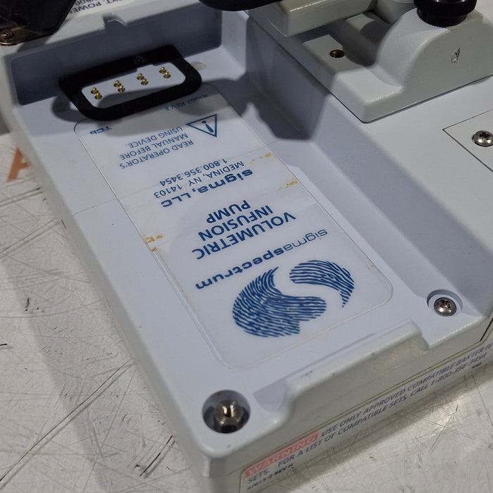 Baxter Baxter Sigma Spectrum 6.05.13 without Battery Infusion Pump Infusion Pump reLink Medical