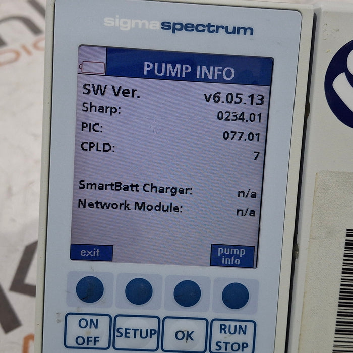 Baxter Baxter Sigma Spectrum 6.05.13 without Battery Infusion Pump Infusion Pump reLink Medical