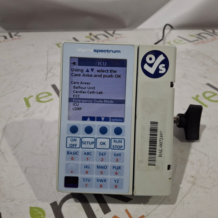 Baxter Baxter Sigma Spectrum 6.05.13 without Battery Infusion Pump Infusion Pump reLink Medical