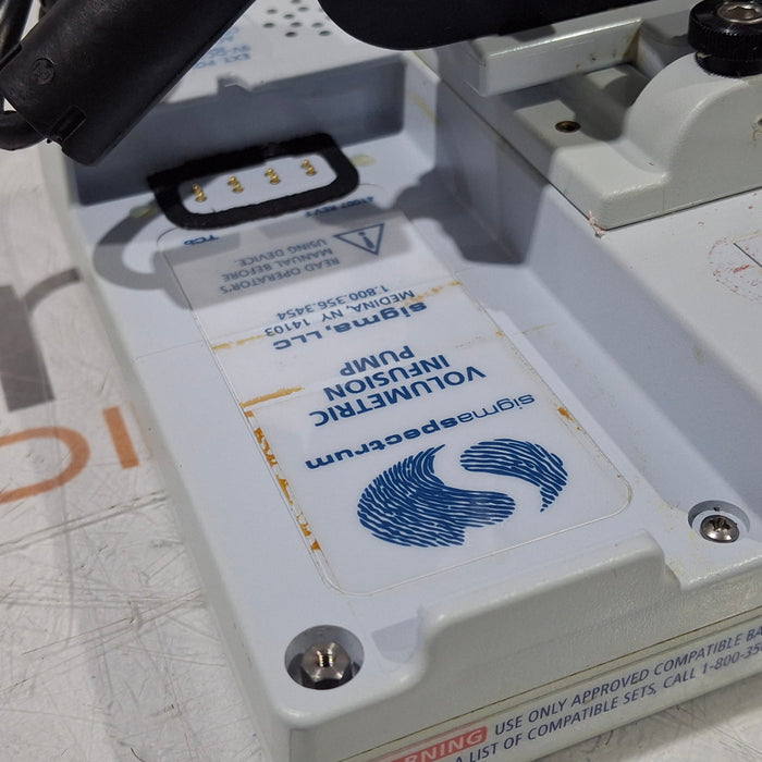 Baxter Baxter Sigma Spectrum 6.05.13 without Battery Infusion Pump Infusion Pump reLink Medical
