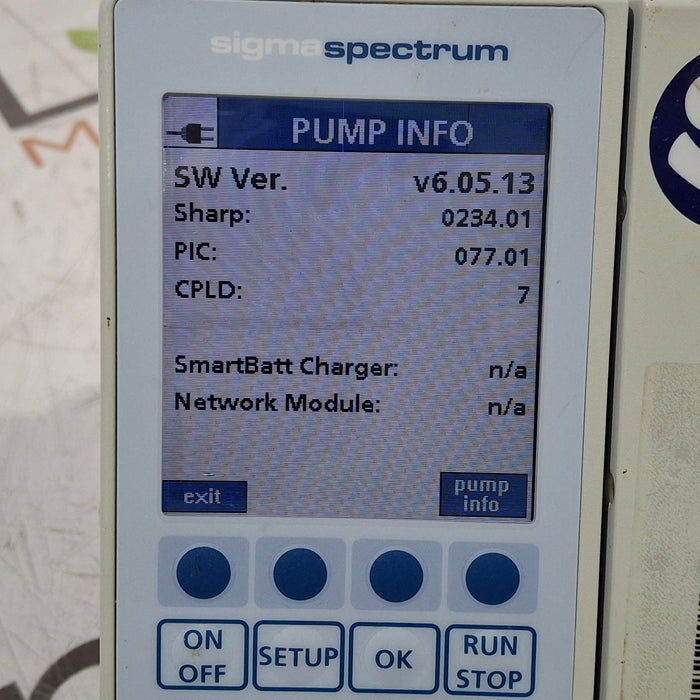 Baxter Baxter Sigma Spectrum 6.05.13 without Battery Infusion Pump Infusion Pump reLink Medical