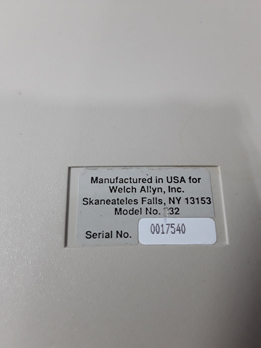 Welch Allyn AM232 Manual Audiometer