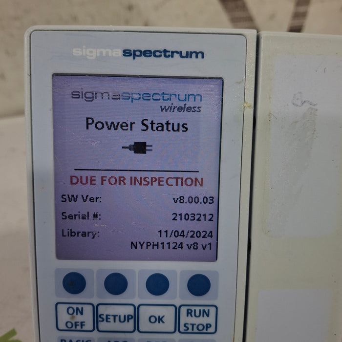 Baxter Baxter Sigma Spectrum 8.00.03 w/o Battery Infusion Pump Infusion Pump reLink Medical
