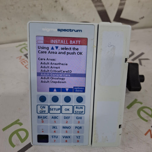 Baxter Baxter Sigma Spectrum 8.00.03 w/o Battery Infusion Pump Infusion Pump reLink Medical
