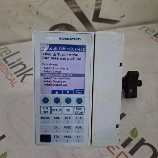 Baxter Baxter Sigma Spectrum 8.00.05 w/o Battery Infusion Pump Infusion Pump reLink Medical
