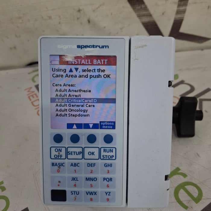 Baxter Baxter Sigma Spectrum 8.01.00 w/o Battery Infusion Pump Infusion Pump reLink Medical
