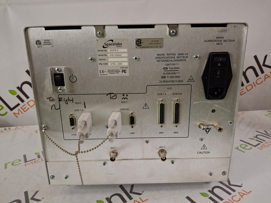 Spacelabs Healthcare Spacelabs Healthcare 90479-A Telemetry Monitor Patient Monitors reLink Medical