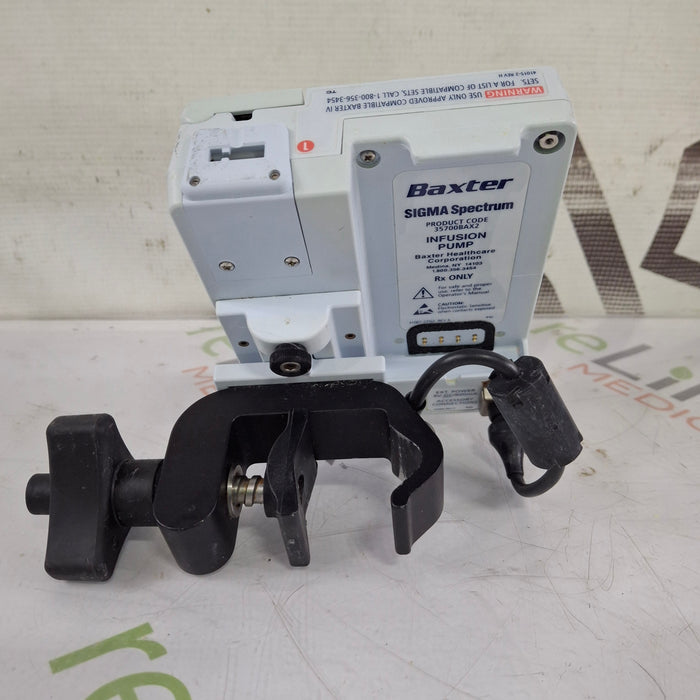Baxter Baxter Sigma Spectrum 8.00.03 w/o Battery Infusion Pump Infusion Pump reLink Medical