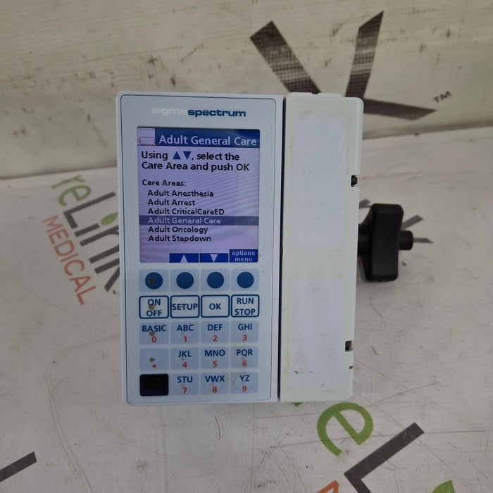 Baxter Baxter Sigma Spectrum 8.01.00 w/o Battery Infusion Pump Infusion Pump reLink Medical