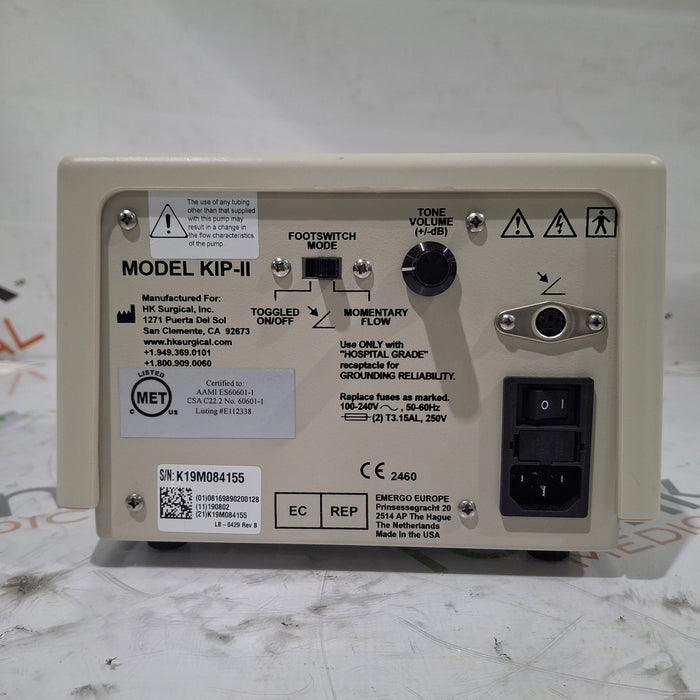 HK Surgical, Inc HK Surgical, Inc KIP-II-RS Infiltration Pump Surgical Equipment reLink Medical