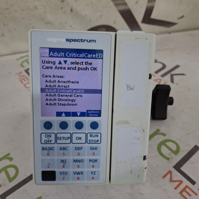 Baxter Baxter Sigma Spectrum 8.01.00 w/o Battery Infusion Pump Infusion Pump reLink Medical