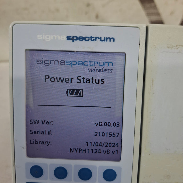 Baxter Baxter Sigma Spectrum 8.00.03 w/o Battery Infusion Pump Infusion Pump reLink Medical
