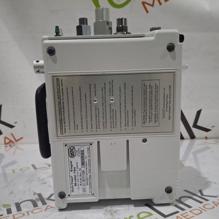 Impact Instrumentation Inc. Impact Instrumentation Inc. Uni-Vent 754 Portable Ventilator Respiratory reLink Medical