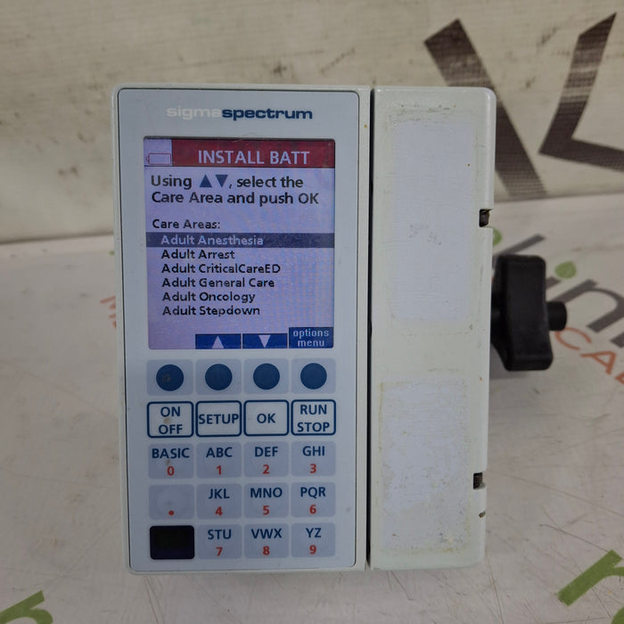 Baxter Baxter Sigma Spectrum 8.00.03 w/o Battery Infusion Pump Infusion Pump reLink Medical