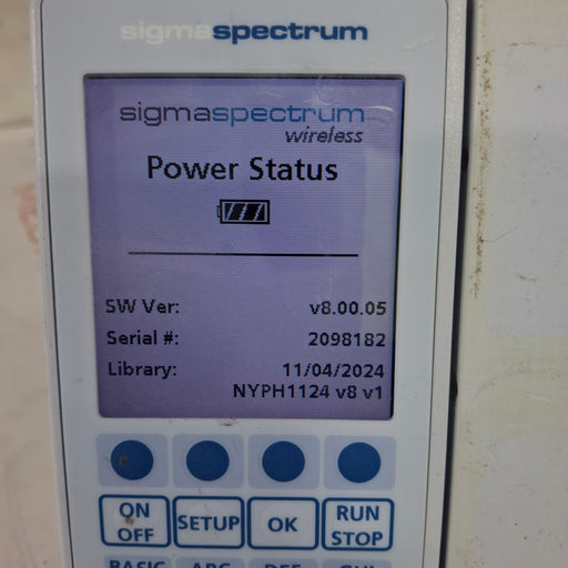 Baxter Baxter Sigma Spectrum 8.00.05 w/o Battery Infusion Pump Infusion Pump reLink Medical