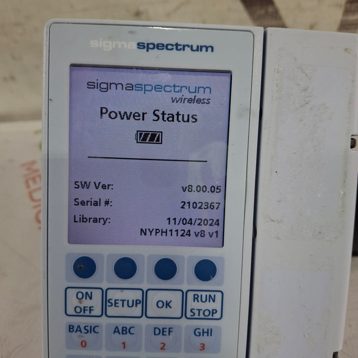 Baxter Baxter Sigma Spectrum 8.00.05 w/o Battery Infusion Pump Infusion Pump reLink Medical