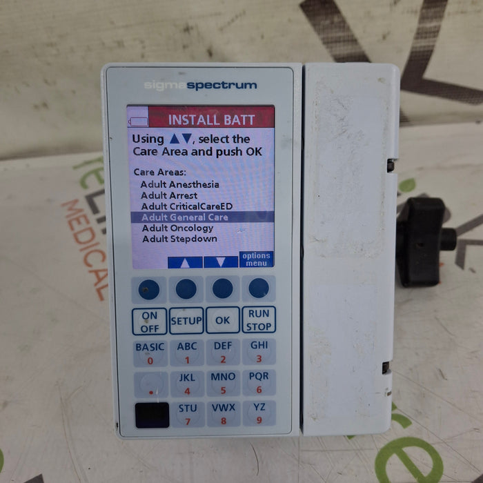 Baxter Baxter Sigma Spectrum 8.00.05 w/o Battery Infusion Pump Infusion Pump reLink Medical