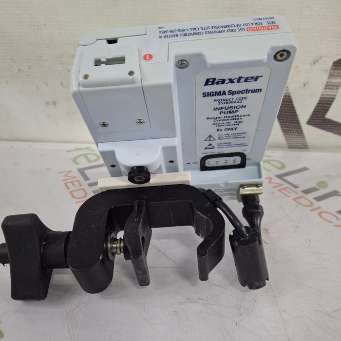 Baxter Baxter Sigma Spectrum 8.01.00 w/o Battery Infusion Pump Infusion Pump reLink Medical