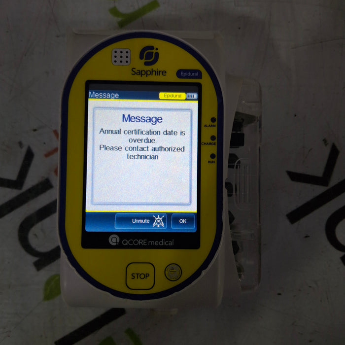 QCore Medical Sapphire Epidural Infusion Pump