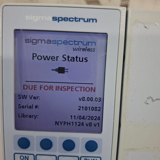 Baxter Baxter Sigma Spectrum 8.00.03 w/o Battery Infusion Pump Infusion Pump reLink Medical