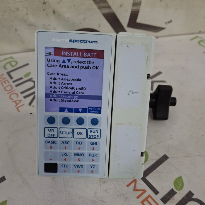 Baxter Baxter Sigma Spectrum 8.00.03 w/o Battery Infusion Pump Infusion Pump reLink Medical