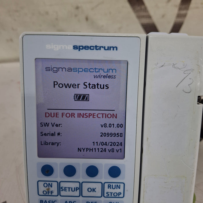 Baxter Baxter Sigma Spectrum 8.01.00 w/o Battery Infusion Pump Infusion Pump reLink Medical